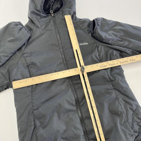 Columbia Jacket Womens Medium Black Hooded Kruser Ridge‎ III Plush Softshell - Picture 7 of 8